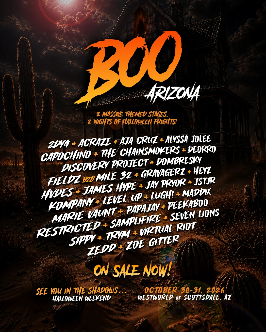Festival lineup poster