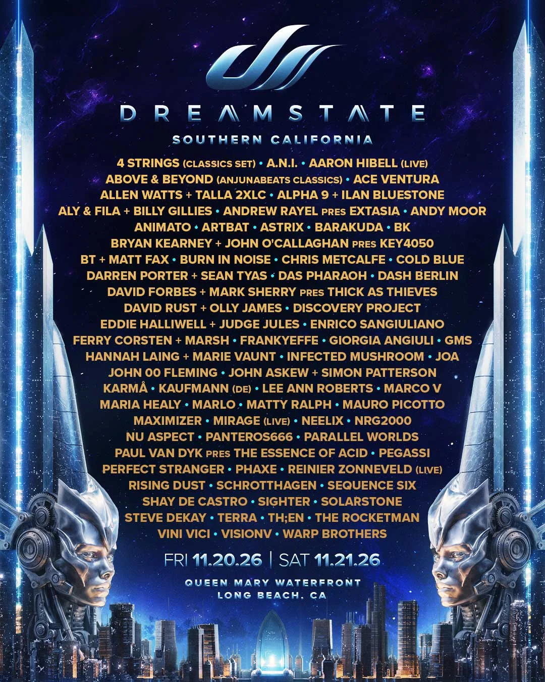 Festival lineup poster