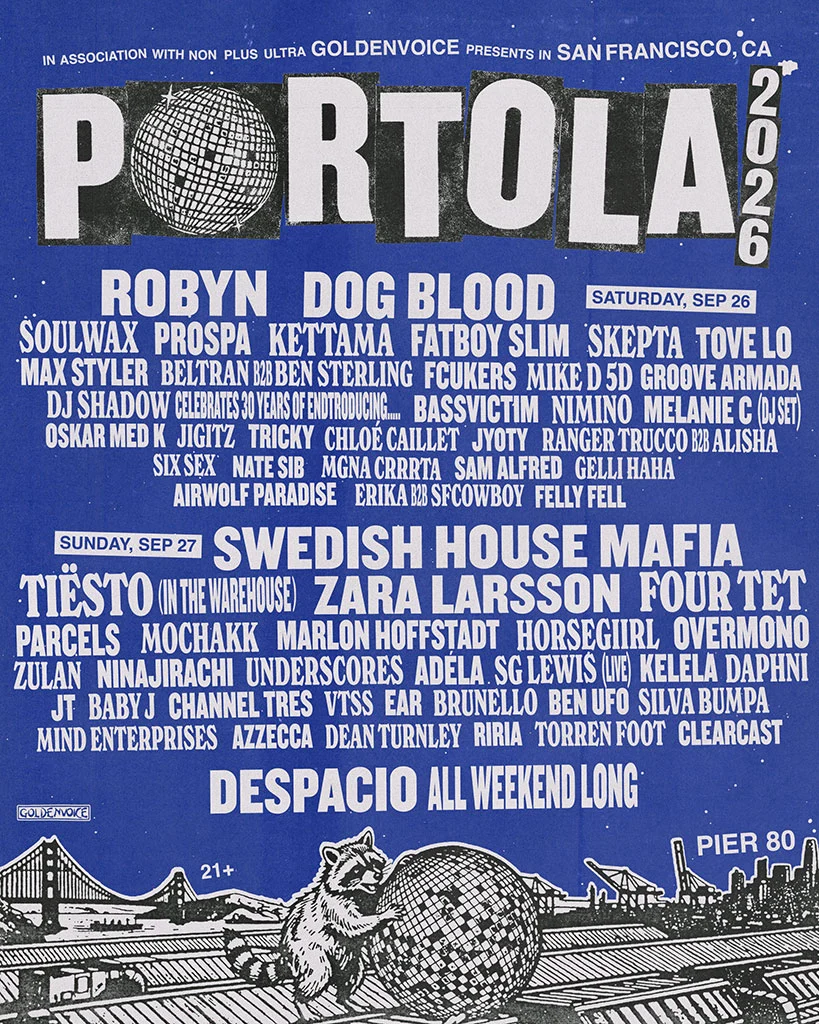 Festival lineup poster
