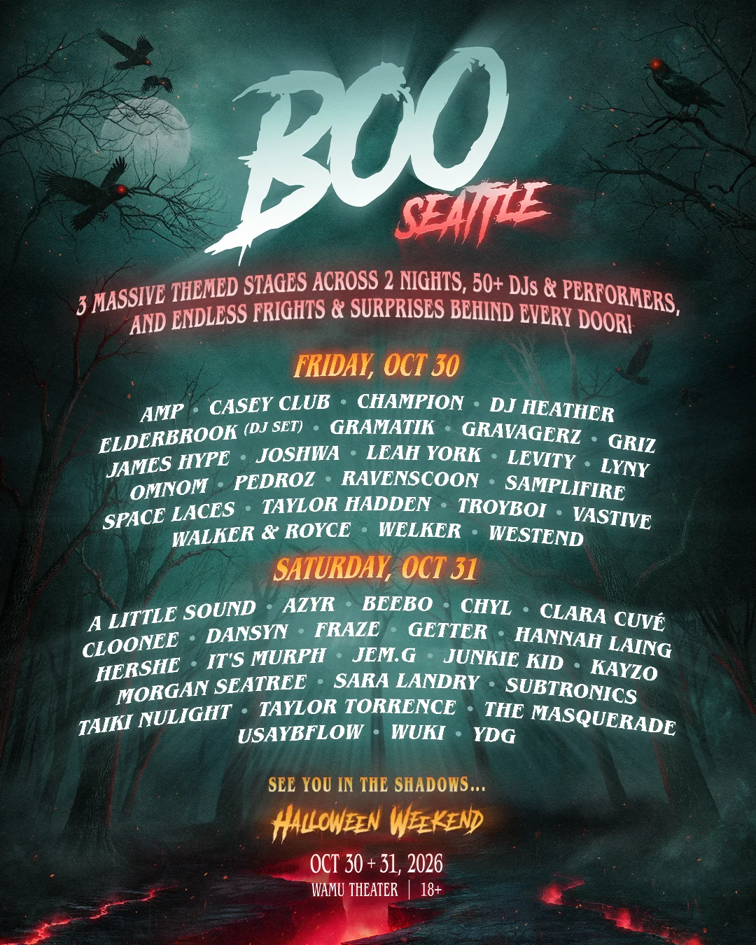 Festival lineup poster